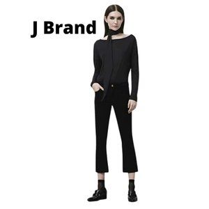 NEW J Brand Selena Bootcut Mid-Rise Skinny Crop 28